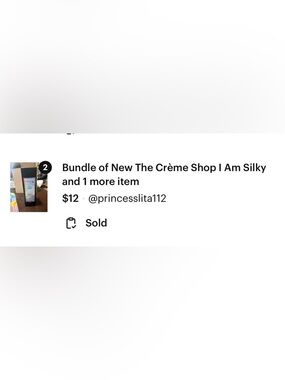 BUNDLE FOR @PRINCESSLITA112 The Crème Shop I Am Silky Serum - White Bottle